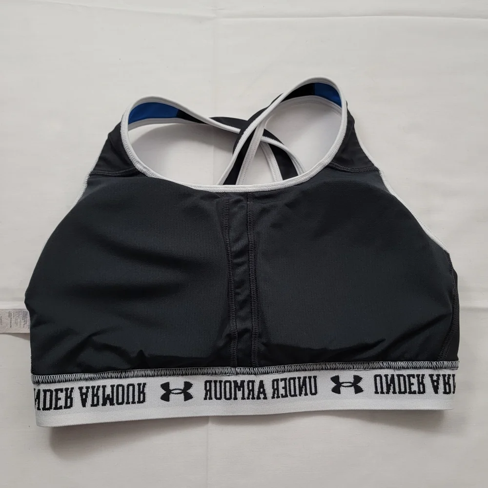 Womens Under Armour Mid Crossback Sports Bra Size Large - Picture 3 of 4